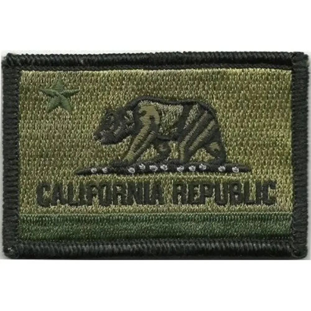 BuckUp Tactical Morale Patch Hook California Sacramento State Patches 3x2